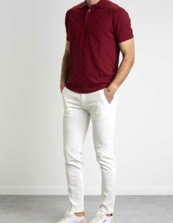 GRAN SASSO-MAGLIA TENNIS M/M-GR5716422102 BORDO