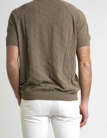 GRAN SASSO-MAGLIA TENNIS M/M-GR5716422102 FANGO