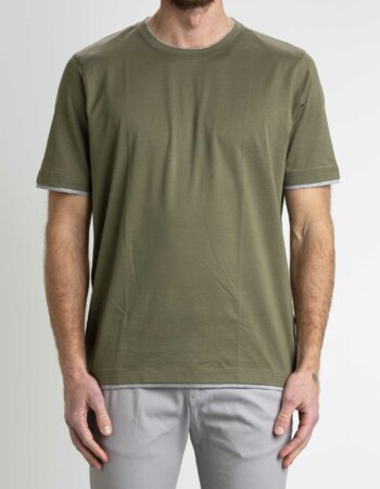 GRAN SASSO-MAGLIA M/M-GR6012373711 VERDE