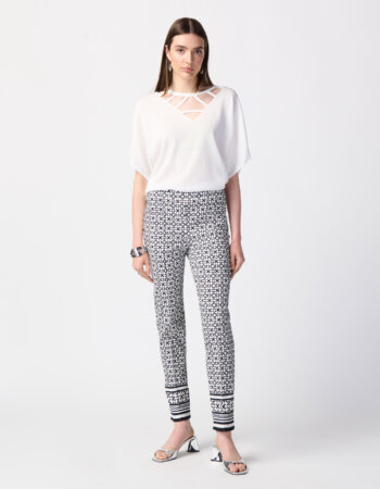 JOSEPH RIBKOFF-PANTALONE FANTASIA-JOS241186 VANIBLACK