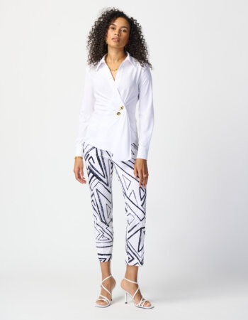 JOSEPH RIBKOFF-PANTALONI FANTASIA-JOS241271 VANILLABLU