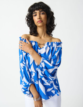 JOSEPH RIBKOFF-BLUSA-JOS242028 BLUE