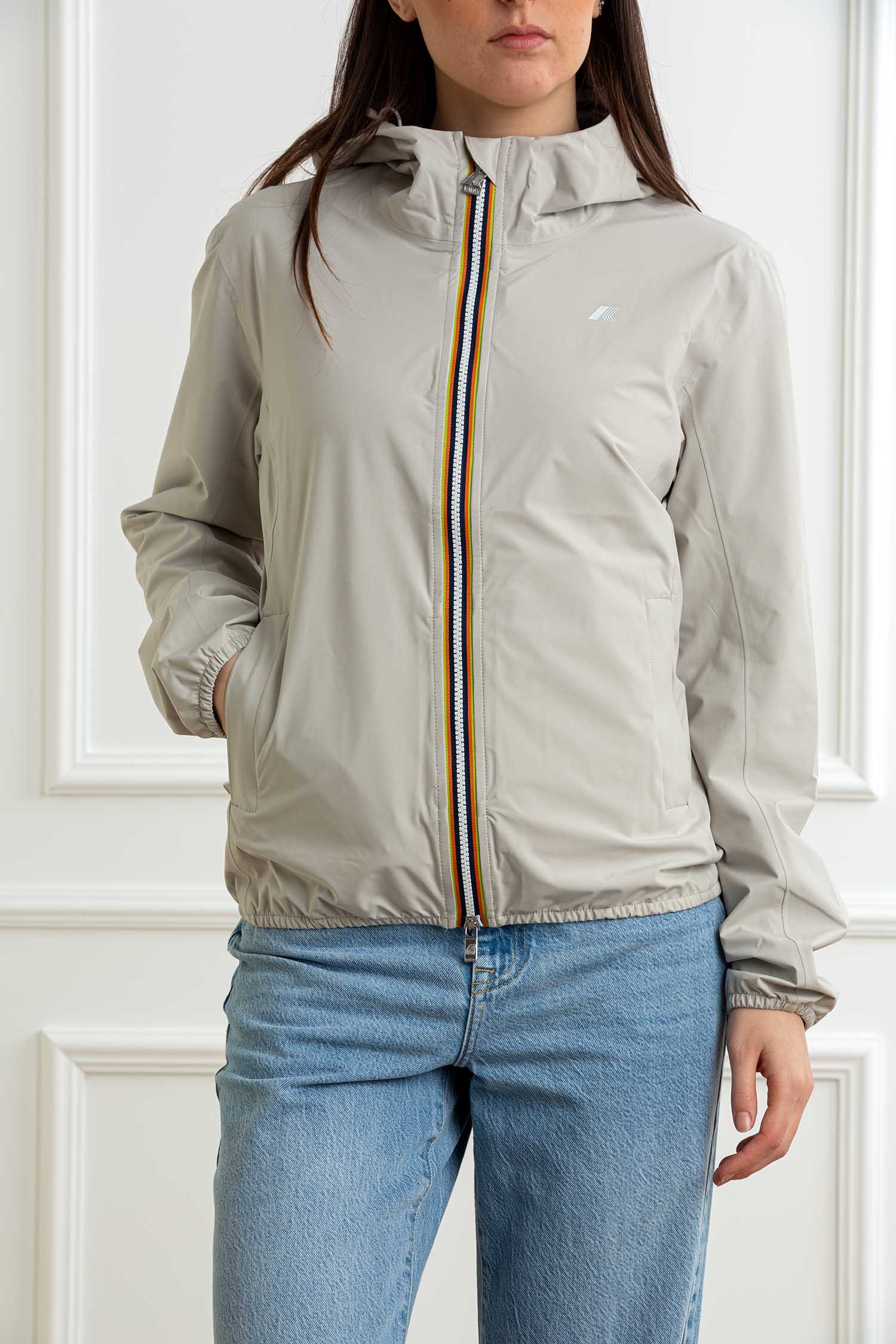 K-WAY GIUBBOTTO LILY STRETCH DOT Donna K-WAY-GIUBBOTTO LILY STRETCH DOT-KWK5127LW BEIGE