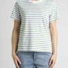 K-WAY-T-SHIRT AMALIA STRIPES-KWK7115LW WHITE