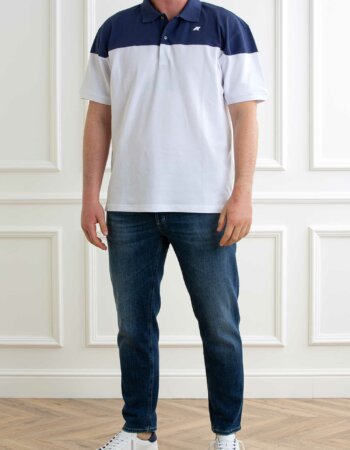 K-WAY-POLO SIMOR INSERT PIQUE-KWK7133QW WHITE