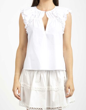 LIU JO-TUNICA TINTA UNITA-LJ8A2011T8822 BIANCO