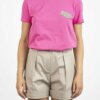 LIU JO-T-SHIRT MODA-LJ8A2041J6040 ROSA