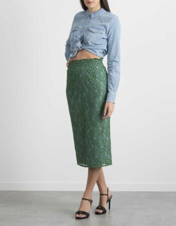 LIU JO-GONNA LONGUETTE-LJCA1018J6133 VERDE