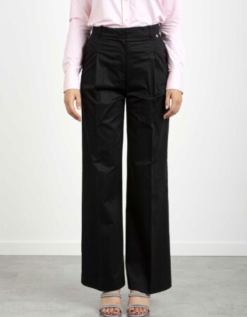 LIU JO-PANTALONE PALAZZO-LJCA2275T2483 NERO