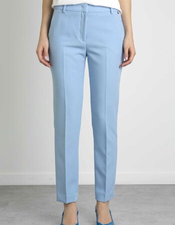 LIU JO-PANTALONE CIGAR-LJCA3235T2200 AZZURRO