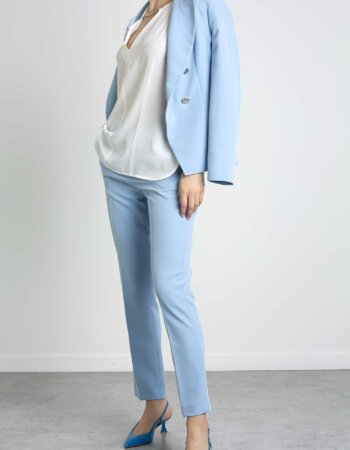 LIU JO-PANTALONE CIGAR-LJCA3235T2200 AZZURRO