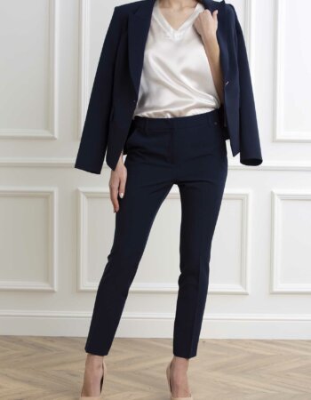 LIU JO-PANTALONE DONNA-LJCA4201T2200 BLUMARINO