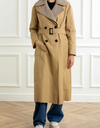 LIU JO-TRENCH CON COLLO STACCABILE-LJCA5209T2940 SUGHERO
