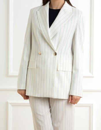 LIU JO-BLAZER DUE BOTTONI-LJCA5235T1969 WHITE