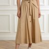 LIU JO-GONNA MIDI-LJCA5296TS246 BEIGE