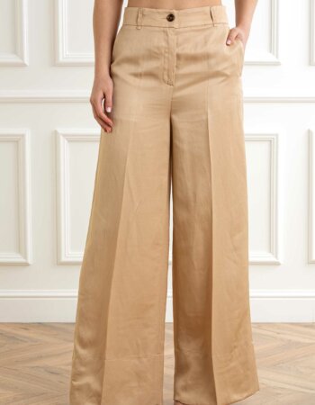 LIU JO-PANTALONE WIDE-LJCA5350T2983 BEIGE