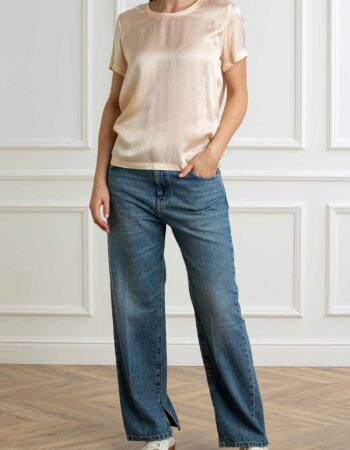 LIU JO-TUNICA M/C-LJCA5354T2571 CHAMPAGNE