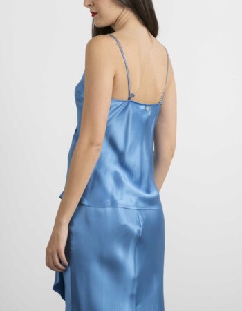 LIU JO-TOP CON CATENA-LJIA1022T4778 AZZ