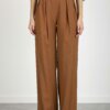 LIU JO-PANTALONE PALAZZO LUNGO-LJJA2093T5826 BRONZO