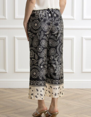 LIU JO-ECS PANT. JOGGING FOULARD-LJMA4407T6660 NATURAL