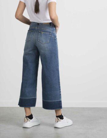 LIU JO-JEANS B.UP CROPPED VIVID H.W-LJUA1100D4624 DENIM
