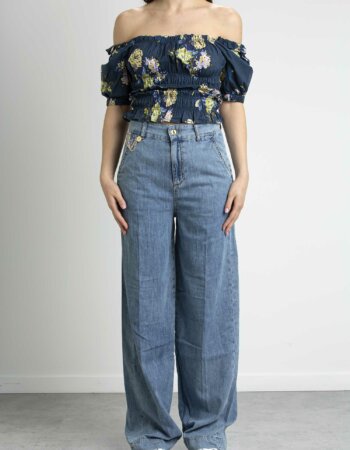 LIU JO-ECS FLARE H.W.-LJUA3129DS030 DENIM