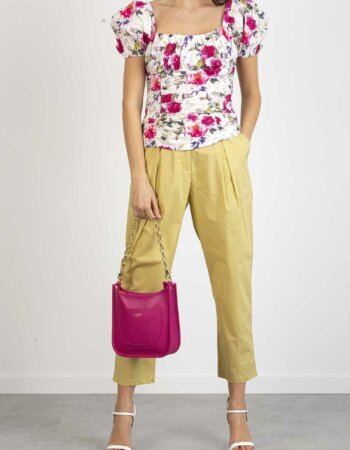 LIU JO-TOP TS NAV LUNGA-LJWA2282T4883 CREAM