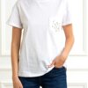 LIU JO-T-SHIRT MODA M/C-LJWA5140JS904 BIANCO