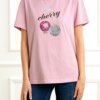 LIU JO-T-SHIRT MODA M/C-LJWA5343JS923 ROSE