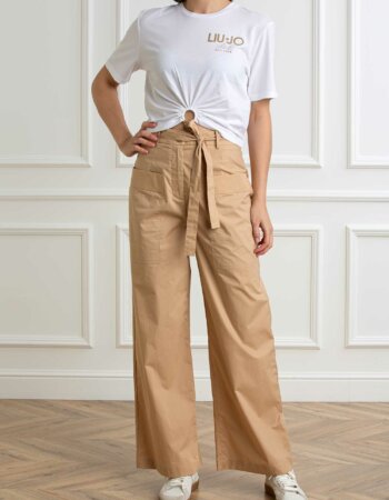 LIU JO-PANT.TS NAV LUNGO-LJWA5356T4853 NOISETTE