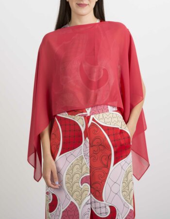 MARELLA-FOULARD-MAALGA ROSA