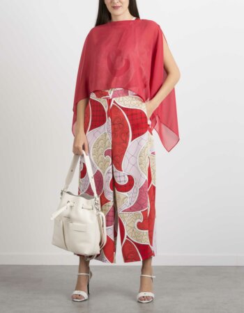 MARELLA-FOULARD-MAALGA ROSA