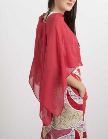 MARELLA-FOULARD-MAALGA ROSA