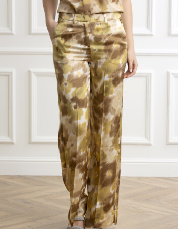 MARELLA-PANTALONE PALAZZO-MASALE NATURALE