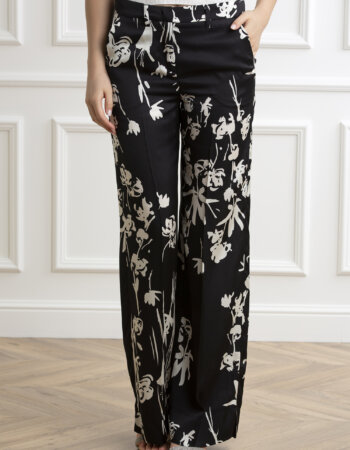 MARELLA-PANTALONE PALAZZO-MASALE NERO