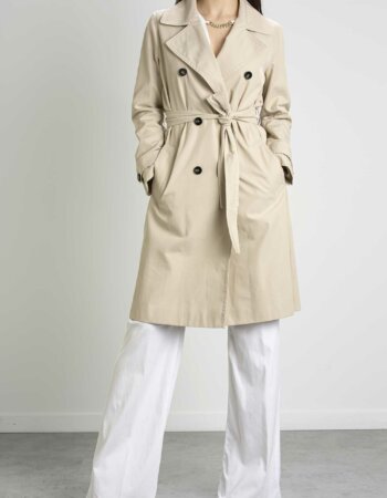 MARELLA-TRENCH CON CINTURA-MASIESTA BEIGE