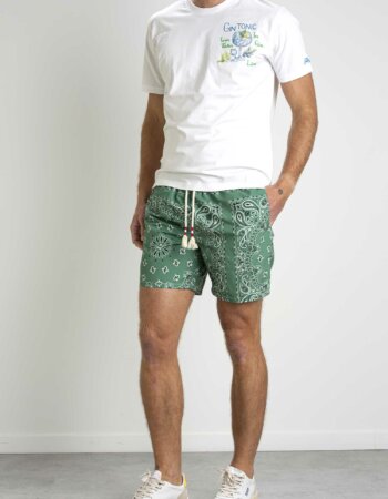 MC2 SAINT BARTH-BOXER BANDANA-MC2CAP000100 VERDE