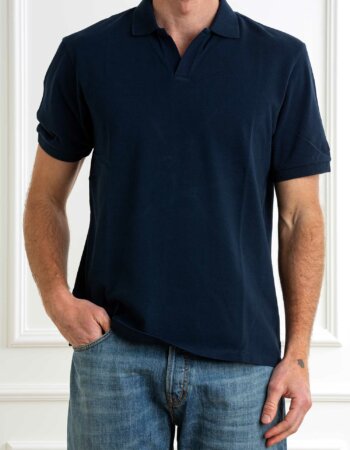 MC2 SAINT BARTH-POLO PIQUET-MC2CHARLES NAVY