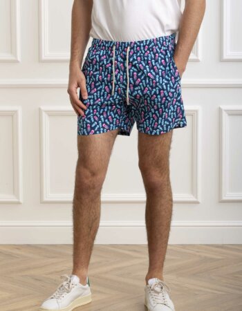 MC2 SAINT BARTH-COSTUME COMFORT LIGHT JELLYFISH NEON-MC2COM0009 BLU