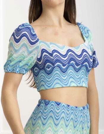 MC2 SAINT BARTH-TOP FANTASIA-MC2DEL000201862F AZZURRO