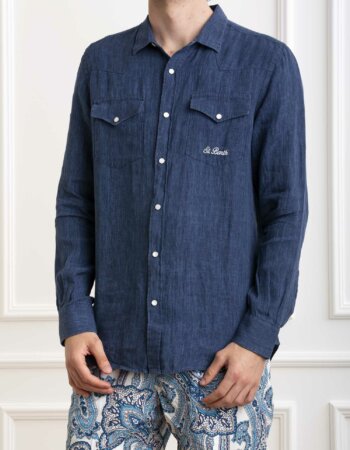 MC2 SAINT BARTH-CAMICIA GREG-MC2GRG0001 DENIM