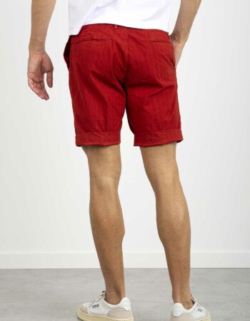 PERFECTION-BERMUDA ELASTICO STRECH-PER22PL51809 ROSSO