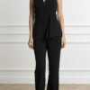 PINKO-TUTA CREPE STRETCH-PKEXTRADRY NERO