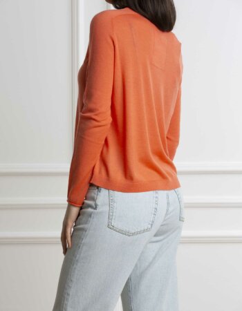 PINKO-MAGLIA GARZA 100%WS-PKONONIS SALMONE