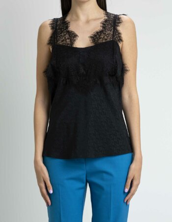 PINKO-TOP CREPE DE CHINE JAC-PKTALESIA BLACK