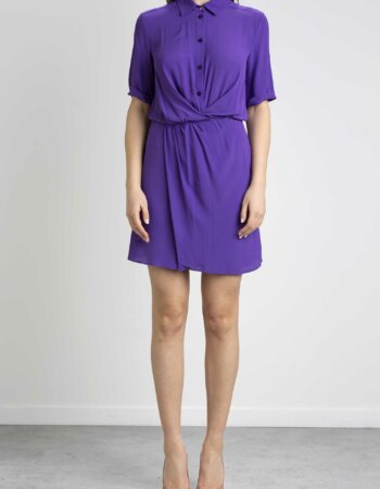 PATRIZIA PEPE-ABITO CAMICIA-PP2A2576A8I1 VIOLA