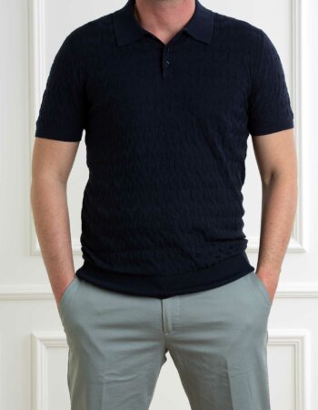 PATRIZIA PEPE-MAGLIA POLO-PP5K0173K256 DARKNAVY