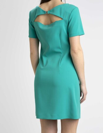 PATRIZIA PEPE-ABITO MINI "ESSENTIAL"-PP8A1110A6F5 ACQUA