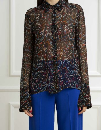 PATRIZIA PEPE-CAMICIA-PP8C0703A388 PAISLEY