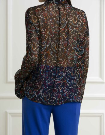 PATRIZIA PEPE-CAMICIA-PP8C0703A388 PAISLEY